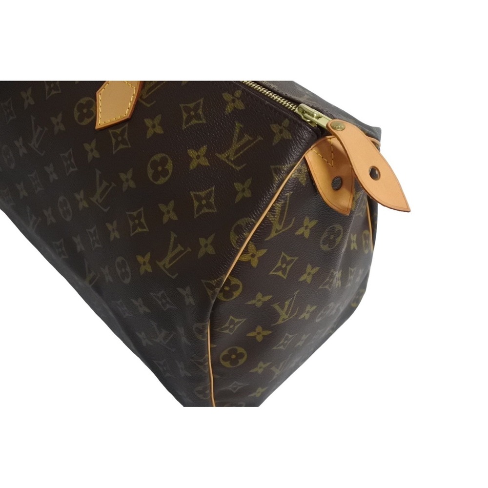 LOUIS VUITTON Speedy Handbag Monogram Coated Brown - Picture 6 of 9